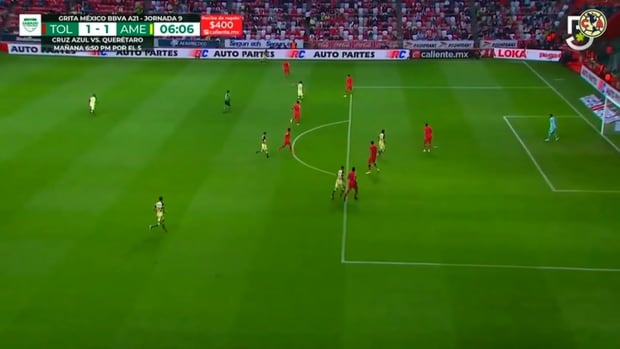 Henry Martín’s header goal against Toluca